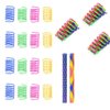 PIVHWIR Cat Spring Toys Set of 30, Plastic Colorful Interactive Cat Toy Cat Coils Spring Pet Toys and Springs Tube
