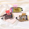 HIFANMM 3pcs Pencil Hair Claw Clips for Women Back to School Hair Accessories Sunflower Leopard Stripe Pen Hair Clips Students Teachers Non Slip Hairpins for Thick Thin Hair School Opens Season Decor
