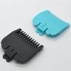 2 Pieces Professional Hair Clipper Guards Cutting Guides Fits for Most Wahl Clippers, Color Coded Clipper Combs Replacement Guard Combs 1/8" 1/16"