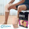 Daiwa Felicity Knee Compression Sleeve for Pain Provides Uniform Support to The Entire Knee – Magnetic Brace for Arthritis, Joint Pain, and Injury Recovery Fits Men and Women, Beige