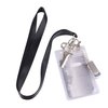 Kuuqa 12 Pack of Neck Strap Straps, Black Lanyard Badge Holder for Business Card, Student Card, Bus Card,