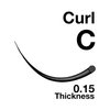 EMILYSTORES Eyelash Extensions 0.15mm Thickness C Curl Mixed 8-14mm Length Individual Volume Natural Eyelashes For Lash Extensions(0.15,C,Mixed 8-14mm)
