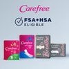 Carefree Acti-Fresh Body Shaped Panty Liners, Flexible Protection that Molds to Your Body, Long, 112 Count (Pack of 1)