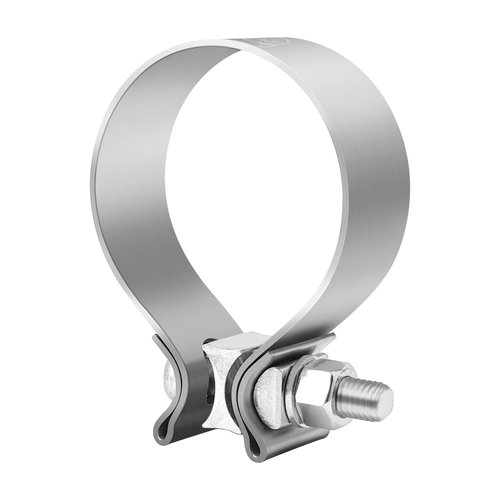 EVIL ENERGY 2.5 Inch Exhaust Clamp,2 1/2" Narrow Band Muffler Clamp Stainless Steel for Pipes,Mufflers,Catalytic Converters 2PCS