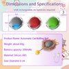 Oiuyamn Cat Interactive Toy Ball, Smart Rolling Cat Toy, Electric Pet Toy with Plush Cover and Plush Ball, Automatic Moving Cat Toy