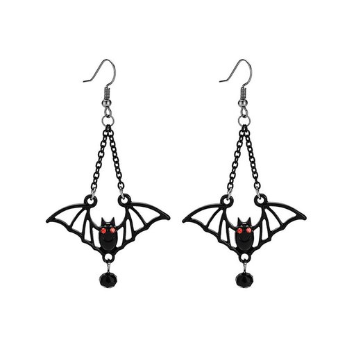 Halloween Skull Earrings For Women, Cosplay Party Scary Spider Stud Earrings, Devil's Eye Earrings，Gothic Punk Earrings Revised sentence: "Exquisite Halloween Skull Earrings For Women, Perfect for Cosplay Parties, Featuring Scary Spider Studs and Devil's 
