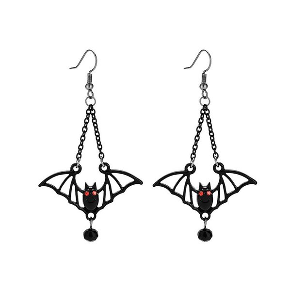 Halloween Skull Earrings For Women, Cosplay Party Scary Spider Stud Earrings, Devil's Eye Earrings，Gothic Punk Earrings Revised sentence: "Exquisite Halloween Skull Earrings For Women, Perfect for Cosplay Parties, Featuring Scary Spider Studs and Devil's 