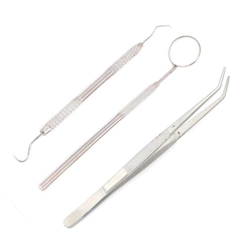 PRECISE CANADA Dental Hygiene Tools Tartar Scraper and Sickle Scaler 3-piece