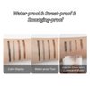 Eyebrow Microblading Pen,3D Waterproof Microblading Eyebrow Pencil Contouring Pen, 4 Fork Tip Magic Eyebrow Pencil Tattoo Long-Lasting for Natural Makeup (Light Coffee)