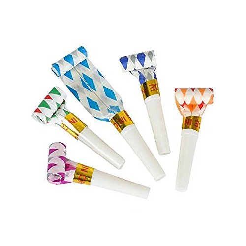 36 Blow Out Noisemakers Party Favors