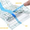 6 Rolls Transparent Stretch Adhesive Bandages Waterproof Tape Clear Protective Bandage Dressing Tape Transparent Film Dressing Tape 2 Sizes (4 Inch x 2.2 Yard, 6 Inch x 2.2 Yard)