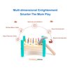 OUJILA Wooden Baby Workbench Pounding Hammer Toy for Toddlers,STEM Educational Preschool Learning Toys for Kids, Great DIY Gift for Boys and Girls