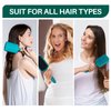 RHOS Paddle Hair Brush for Women&Men-Detangler Hair Brush with Nylon Bristlesfor Thick,Curly,Thin,Long,Wet&Dry Hair-Cushion Square Hair Brush for Detangling,Smoothing (1 Pack-Green)
