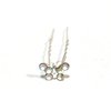 Shop Ginger Wedding Rhinestones U Shape Butterfly Hair Pins Party Flower Girl Bridal Bridesmaid Pack of 10pcs (AB)
