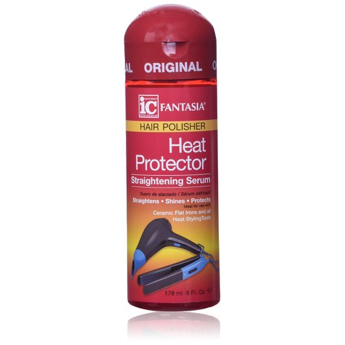 Fantasia IC Hair Polisher Heat Protector Straightening Serum, 6.0 Ounce 6.0 Fl Oz (0011313030158)