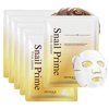 BIOAQUA Snail Prime Mask Essence Moisturizing Replenishment Face Mask Repair Facial Skin Tender Hydration 30g (6 Pack)
