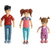 Beverly Hills Sweet Li'l Family Dollhouse People Set of 3 Action Figure Set: Boy, Girl, and Toddler