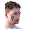 Thug Ink Temporary Tattoos - Volume II - 6 Temporary Tattoos ~ Face Tattoos ~ Ice Cream Cone, Dagger, Crown, Cross, etc ~ Thug Life ~ Fake Tattoos ~ Water-transfer Tattoos