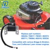 FitBest 590454 Ignition Coil replace Briggs and Stratton Engine Armature Magneto 695711 802574 493237 796964 492416 fits 129H00 12B600 12C600 12D600 12A800 12B800 Lawn mower models