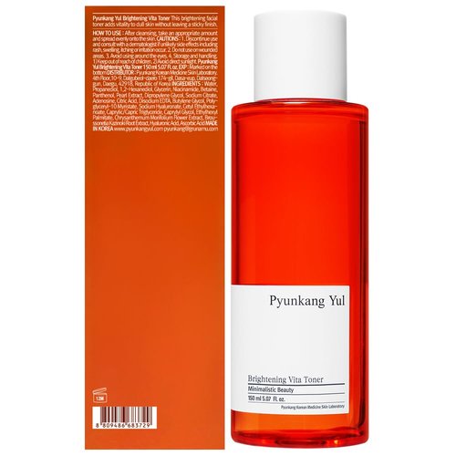 Pyunkang Yul [PKY] Vita Toner for Flawless and Radiant Skin, Blemish Care Toner with Vitamin C & Niacinamide, Zero Irritation, Korean Skincare (5.07 Fl. Oz, 150ml)