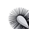 Ellipse Eyelash Extensions 0.15mm D Curl 9mm Flat Eyelash Extension Supplies Light Lashes Matte Individual Eyelashes Salon Use Black Mink False Lashes Mink Lashes Extensions(D-0.15-9mm)
