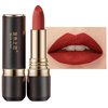 BLUE LOVE Non-Stick Cup Not Fade Lipstick, Not Fade Lip Gloss, Long Wear Lipstick Waterproof Smudge Proof Lip Stick, Nourishing & Long-Lasting Makeup for Women (03 Brownish Red)