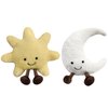 MEQODXS 2025 NES Sunshine Moon Plush Toys,12inch/30cm Cute Smile Fun Filled Animal Pillow Soft Plush Toy for Children's Birthday Gift (Sun+Moon)