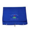 Embroidered Golf Towel Gift Golf Lover Gift I'm Not Over The Hill I'm on The Back Nine Golf Towel with Clip (Back Nine)