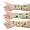 10 Sheets St. Patrick’s Day Temporary Tattoos, 180 Pcs Shamrock Tattoos Sickers Waterproof Body Stickers, St. Patrick's Day Clover Tattoos for Kids, Irish Parade Party Favors Decoration(C)