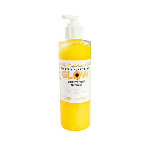 MULANGILA TEA Daily Turmeric Glow Face Wash - Helps Improve Skin Tone & Cleanse the Skin, Suitable for Sensitive Skin, 8 Oz