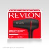 REVLON SmoothStay Coconut Oil Infused Hair Dryer with Diffuser | 1875W Blow Dryer Improves Shine for Smoother Styles and Tames Frizz for Silky Finish (Black)