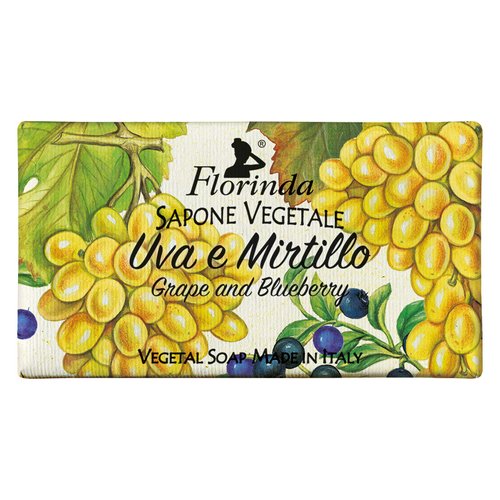 Florinda Fruit's Passion Grape and Blueberry Vegetal Soap Bar 100 G 3.5 Oz