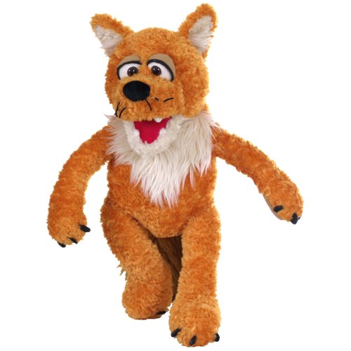 Living Puppets 17-Inch Fox Hand Puppet - Fine European Design, Ultra-Soft and Cuddly, Promotes Child Development, Safety Certified, Teacher-Recommended for Boys and Girls