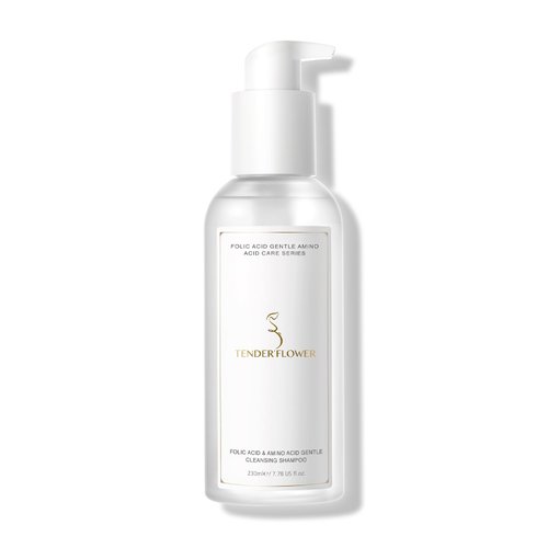 TENDER'FLOWER Folic Acid & Amino Acid Gentle Nourishing shampoo Developed For Pregnant Women No Fragrance Added Can Be Used During Pregnancy And Lactation Maternity scalp care (1pcs)