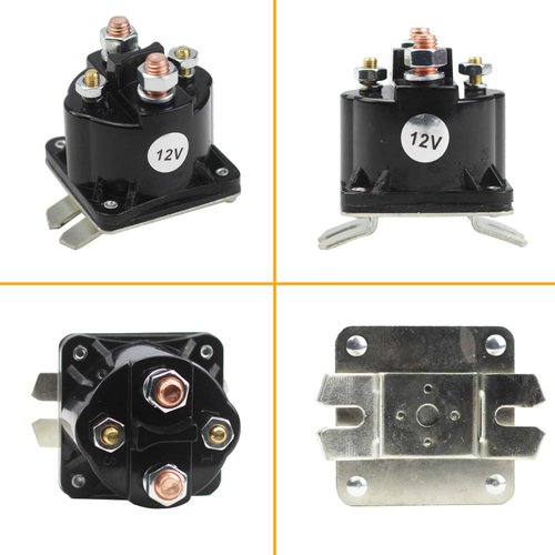 Dump Trailer Solenoid 12V 4 Terminal 100 Amp Intermittent Duty SAZ4201GJ 7522 SAZ-4201ER 070009 190107 KTI Unit KTI 391-2-C