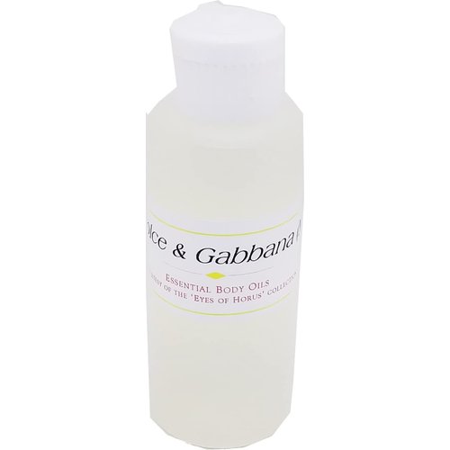 DG - Type For Men Scented Body Oil Fragrance [Flip Cap - Clear - 2 oz.] - ID#23847