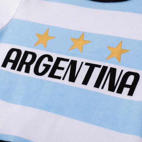 Cnins Argentina Toddler Soccer Jersey 10 Baby Soccer Clothes for Boys Infant Argentinian Soccer Costume(CN-NAT,12-18M)