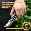 Pruning Shears, Garden Shears - Hewog 8.5" Professional Premium SK5 Steel with Titanium Pruning Shears for Gardening, Ultra Sharp Durable Bypass Pruning Shears, Garden Scissors, Pruners