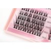 Vayator Black Multiple Mixed Sizes To Choose From Cluster Lashes Eyelash Extension D Curl Long Individual Lashes Mixed Tray Faux Lash Clusters Extensions (GYH01-10-12-14-16mm Mixed)