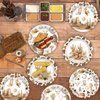 48 Pcs Western Cowboy Paper Plates for Western Party Supplies Wild West Disposable Dinner Plates Rodeo Cowboy Rodeo Dessert Plates Cowboy Rodeo Themed Shower Birthday Party Decorations Supplies Favors