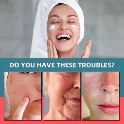 Retinol Cream for Face with Hyaluronic Acid, Day & Night Anti-Aging Moisturizer for Women and Men, Collagen Cream for Face Reduces Wrinkles, Dryness 1.7 FL Oz