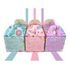MintieJamie Handle Cardboard Treat Boxes 6.25 X 3.5 X 3.5 Inches, Pack of 12pcs Pastel Color Cute Birthday Boxes, Party Favor Gifting Gable Boxes