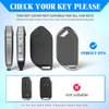 QBUC for KIA Key Fob Cover with keychian,TPU Protection Key Case Compatible with Telluride 2023 2024 2025 EV5 Sorento K4 K5 GT-Line Remote Smart Key Fob Protector (Grizzly)