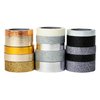 Scotch Washi Tape, Glitter Metallic Design, 15 Rolls, Great for Bullet Journaling, Scrapbooking and DIY Décor (C1017-15-P6)