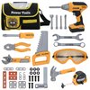 HYRENEE Kids Tool Set for Boys,Toddler Tool Set with Kids Tool Bag & Electronic Toy Drill,Construction Pretend Play Tools for Kids ,Toys for 3 4 5 Year Old Boys,Toddler Boy Toys