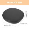 Healvian 2Pcs Period Cup Storage Case Menstrual Cup Case Plastic Period Cup Holder Menstrual Disc Cleaner for Travel Black
