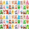 Skylety 60 Pack Mini Plush Animals for Christmas 30 Styles Bulk Mini Stuffed Animals Plush Toy Small Stuffed Keychain Cute Assortment for Carnival Prizes, Party Favor, Kindergarten Goodie Bag Fillers