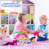 180 Pcs Plastic Tooth Holders Colorful Tooth Savers Multicolor Tooth Box Bulk for Kids Dentist Office Giveaways Theme Party Supplies Goodie Bag Fillers, 5 Colors