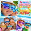 GIFTINBOX Kids Sunglasses Bulk, 16 Pack Kids Sunglasses Party Favor with UV400 Protection, Neon Sunglasses for Boys Girls Goody Bag Stuffers, Beach Pool Birthday Party Favors for Kids 3 4 5 6 7 8