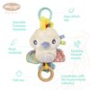 Playgro Fauna Friends Pull String Cockatoo - Interactive Musical Toy with Hanging Features for Car Seats & Cribs - Blend of Teething & Sensory Exploration - A Whimsical Addition to Your Baby Gym Toys